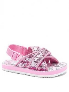 Image of Animal Toddler Girls Daisie Flip Flop - Pink, Size 6 Younger