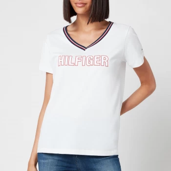 Image of Tommy Hilfiger Womens Recycled T-Shirt - White - L