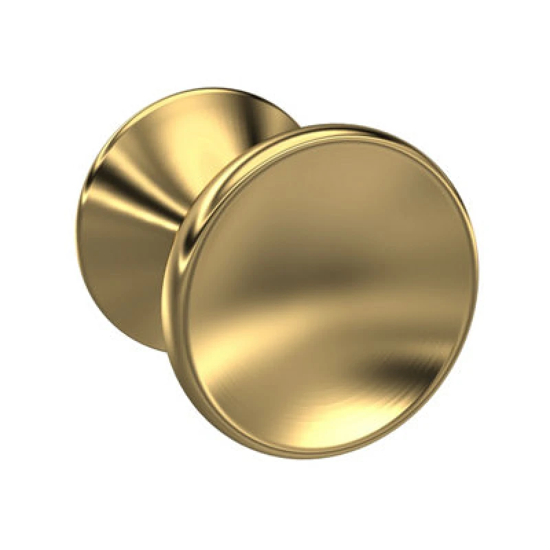 Image of Balterley Indented Round Knob 30mm Brushed Brass Bronze