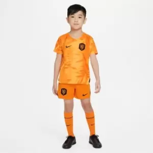 Image of Nike Netherlands Home Minikit 2022/2023 - Orange