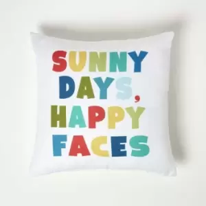 Image of Sunny Days Outdoor Cushion 45 x 45cm - Multi Colour - Homescapes