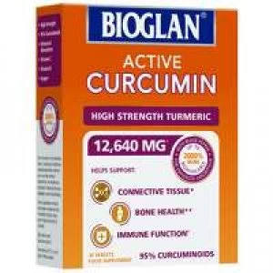 Image of Bioglan Active Curcumin High Strength Turmeric 12,640 MG x 30 Tablets