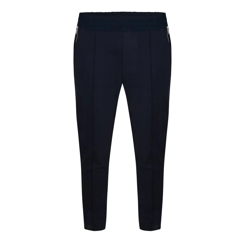 Image of Boss Mens Lamont 280 Straight Leg Trousers Dark Blue male S
