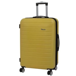 Image of IT Luggage Legion 8 Wheel Single Expander Hard Shell Medium Yellow Suitcase