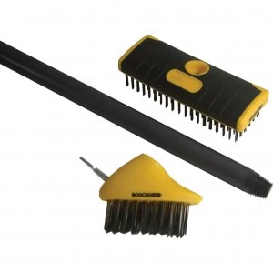Image of Roughneck Patio Decking Brush Set