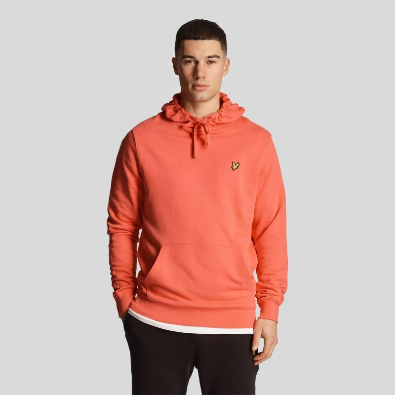 Image of Lyle and Scott Pullover Hoodie Pink male L