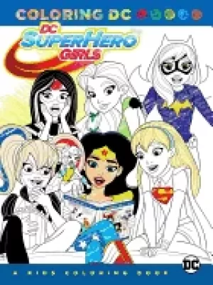 Image of dc super hero girls a kids coloring book