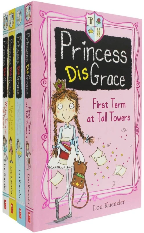 Image of Lou Kuenzler 4 Books Collection Set Princess Disgrace (First Term at Tall Towers) Paperback Lou Kuenzler Books