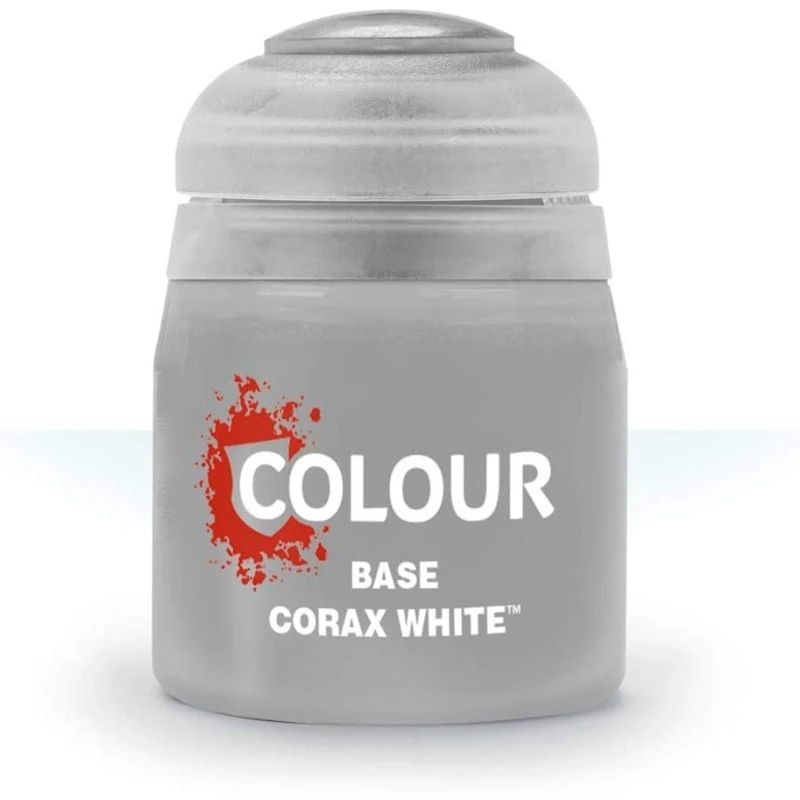 Image of Citadel Games Workshop Colour Base: Corax White (12ml) Paint Multi