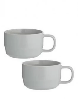 Image of Typhoon Caf&Eacute; Concept Set Of 2 White Cappuccino Mugs