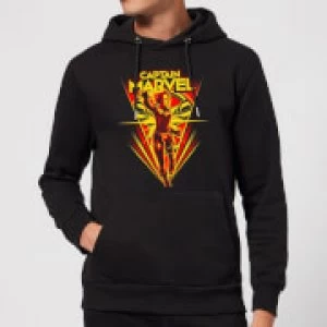 Image of Captain Marvel Freefall Hoodie - Black