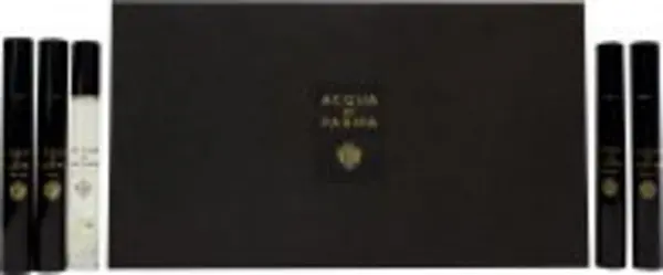 Image of Acqua di Parma Signatures Of The Sun Gift Set 7ml Leather Eau de Parfum + 7ml Oud Eau de Parfum + 7ml Osmanthus Eau de Parfum + 7ml Quercia Eau de par