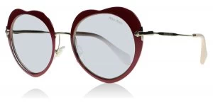 Image of Miu Miu 54Rs Sunglasses Red USS2B0 52mm