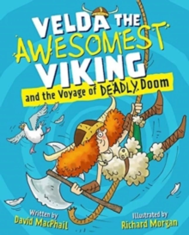 Image of David MacPhail Velda the Awesomest Viking and the Voyage of Deadly Doom Book Multi unisex