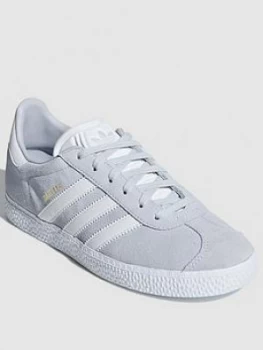Image of adidas Originals Gazelle Junior Trainers - Blue, Size 3