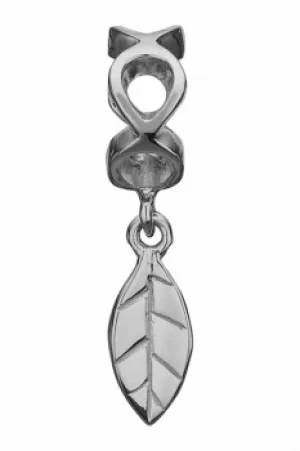 Image of Ladies Christina Sterling Silver Moving Leaf Bead Charm 623-S18
