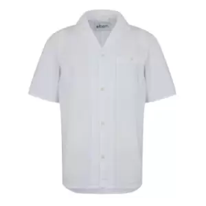 Image of Albam Miles Short Sleeve Shirt - White