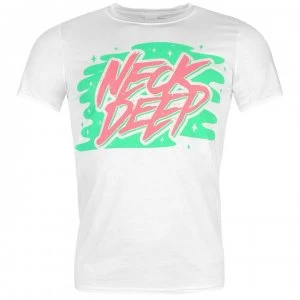 Image of Official Neck Deep T Shirt Mens - Spray Logo