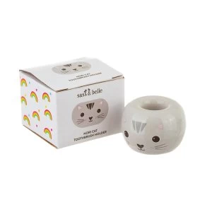 Image of Sass & Belle Nori Cat Kawaii Friends Toothbrush Holder