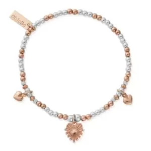 Image of ChloBo Rose Gold Plated & Silver Everyday Love Bracelet
