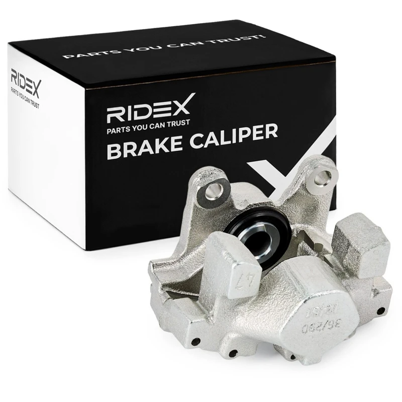 Image of RIDEX 78B0298 Brake caliper Rear Axle, without holder Brake Caliper (78)