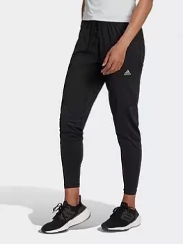 Image of adidas Fast Running Joggers, Black, Size S, Women