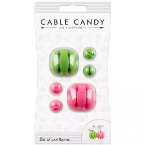 Image of Cable Candy Green and Pink Mixed Beans CC023