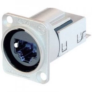 Image of Neutrik NE8-FDY0-C6 NE8-FDY0-C6 EtherCon RJ45 CAT6 Mounted Sockets 8P8C RJ45 Socket, built-in Nickel