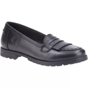 Image of Hush Puppies Girls Emer Junior Leather Slip On School Shoes UK Size 10 (EU 28)