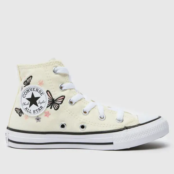 Image of Converse stone all star hi festival Girls Junior trainers Stone UK 10 (EU 27)