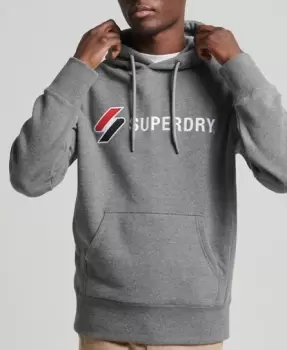 Image of Superdry Code Applique Logo Hoodie