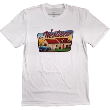 Image of Marvel Comics - WandaVision Westview Unisex Medium T-Shirt - White