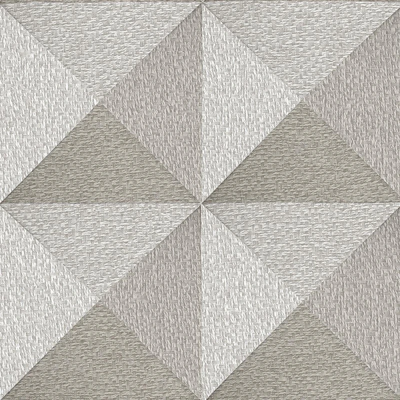 Image of Design ID DID Weaved Cube Taupe Wallpaper Neutral unisex One Size