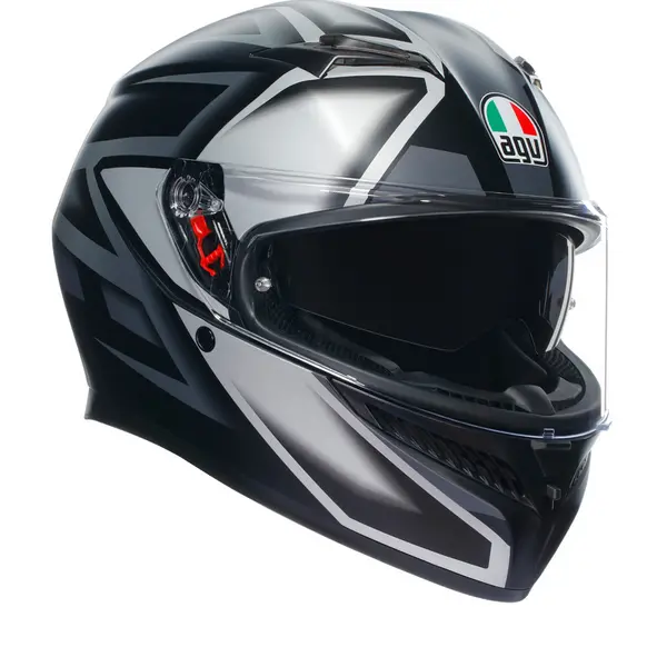 Image of AGV K3 E2206 MPLK Compound Matt Black Grey 008 Full Face Helmet 2XL