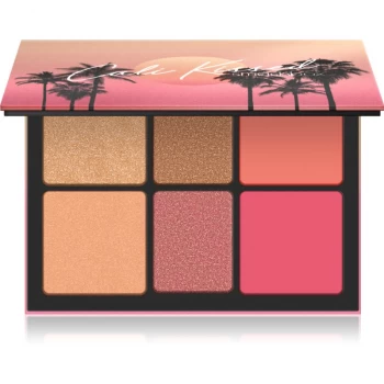 Image of Smashbox Cali Highlight & Blush Palette Multifunctional Face Palette for Face 24 g