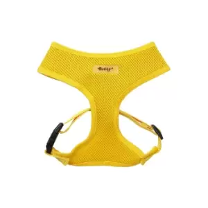 Image of Bunty Yellow Mesh Dog Harness