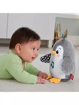 Image of Fisher-Price Flap & Wobble Penguin Newborn Musical Toy, One Colour