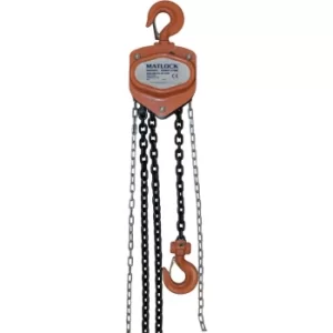 Image of 3.0 Ton 3MTR Hand Chain Hoist C/W Overload Brake