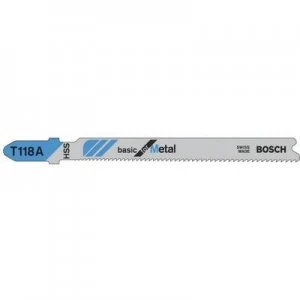 Image of Jigsaw blade T 118A, Basic for metal, 5-pack Bosch Accessories 2608631013 5 pcs