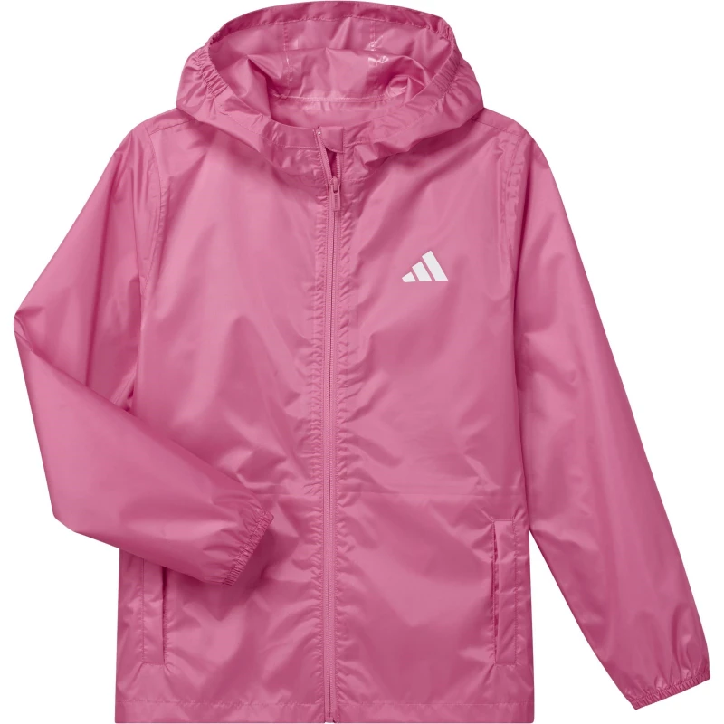 Image of adidas Kids Waterproof Windproof Rain Anorak Pink Fusion female 13 Years