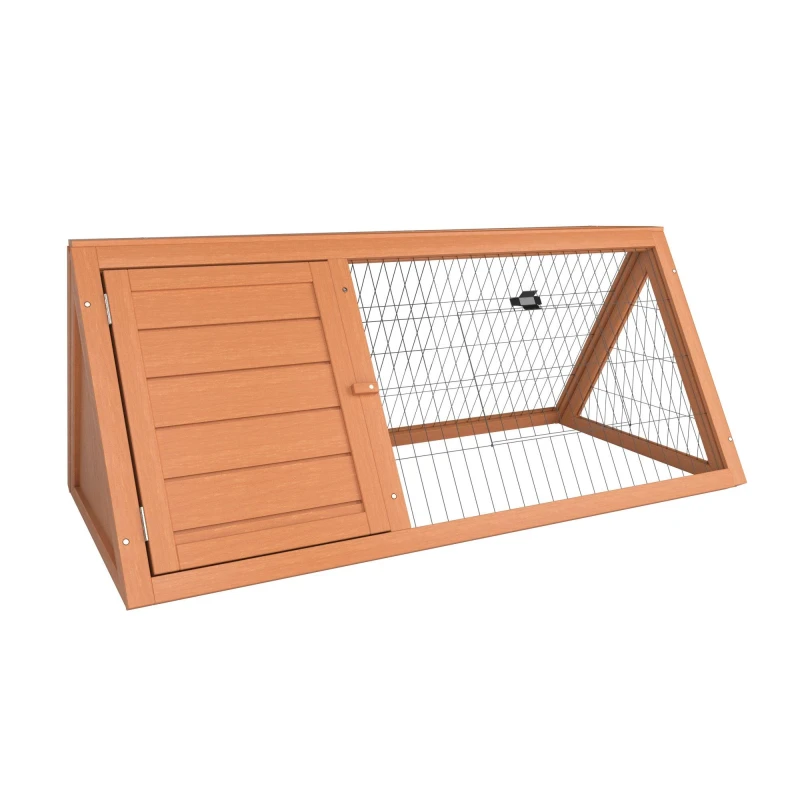Image of Lassic Pet Vida Triangle Wooden Pet Hutch Brown unisex Medium
