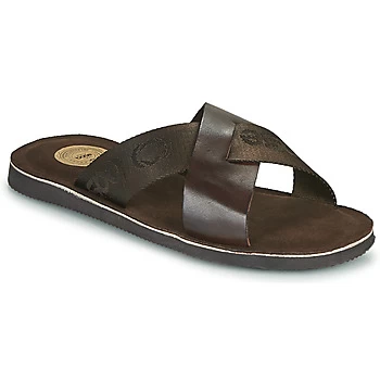 Image of Base London MISO mens Mules / Casual Shoes in Brown