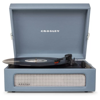Image of Crosley Voyager Portable Turntable - Washed Blue