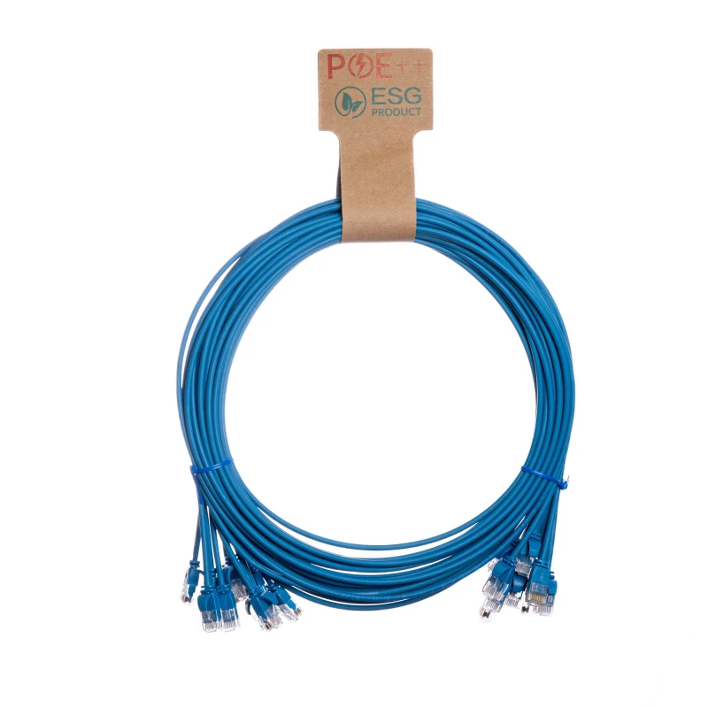 Image of Cablenet 3m Cat6 RJ45 Blue U/UTP LSOH 30AWG Slim Snagless Booted Patch