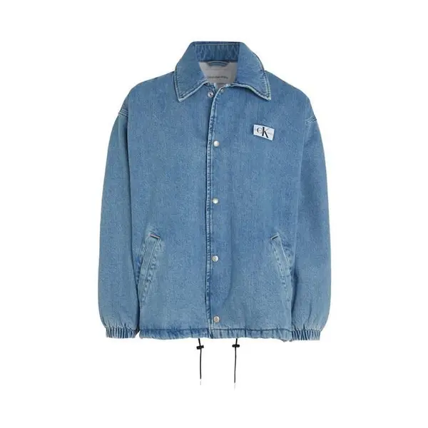 Image of Calvin Klein Jeans Skater Denim Jacket - Blue 14