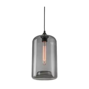 Image of Larissa Lighting - Larissa Kicevo Dome Ceiling Pendant 1 Light Glass Grey