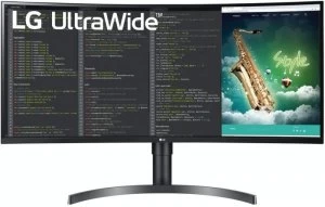 Image of LG 35" 35WN75C QHD HDR IPS Ultra Wide Curved LED Monitor
