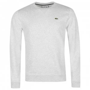 Image of Lacoste Basic Fleece Sweatshirt - Light Grey 9YA
