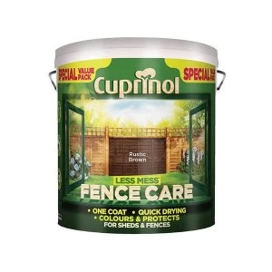 Image of Cuprinol Less Mess Fence Care Rustic Brown 6 litre