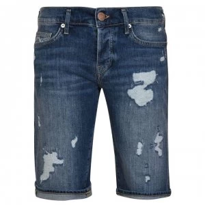 Image of True Religion Shorts - Denim Blue 464